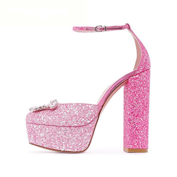 2023 european and american sandals fashion import glit swallow water drill hollow banquet sandals thick high heel thick soles baotou commuti, Black
2023 european and american sandals fashion import glit swallow water drill hollow banquet sandals thick high heel thick soles baotou commuti, Black