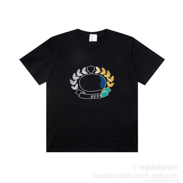 correct version b burbry luxury designer of 23ss bu's classic front three-dimensional embroidered short-sleeved t-shirt high street ver, White;black
correct version b burbry luxury designer of 23ss bu's classic front three-dimensional embroidered short-sleeved t-shirt high street ver, White;black