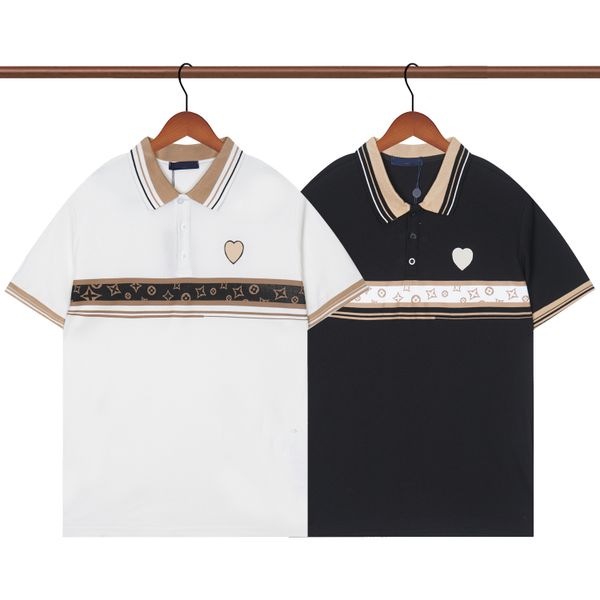 designer men's polo shirt threaded lapel short sleeve casual brand embroidery pure cotton brand pure cotton high street business fashio, White;black
designer men's polo shirt threaded lapel short sleeve casual brand embroidery pure cotton brand pure cotton high street business fashio, White;black