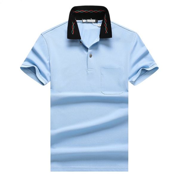men's designer t-shirt luxury fashion polos shirt classic multicolor lapel short sleeve plus embroidery business casual cotton breathab, White;black
men's designer t-shirt luxury fashion polos shirt classic multicolor lapel short sleeve plus embroidery business casual cotton breathab, White;black