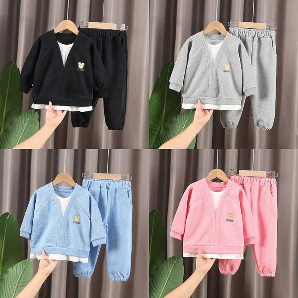 clothing sets boys and girls autumn tracksuit casual sports children's set kids sweatshirt sweatpants two-piece baby clothing outfits f, White
clothing sets boys and girls autumn tracksuit casual sports children's set kids sweatshirt sweatpants two-piece baby clothing outfits f, White