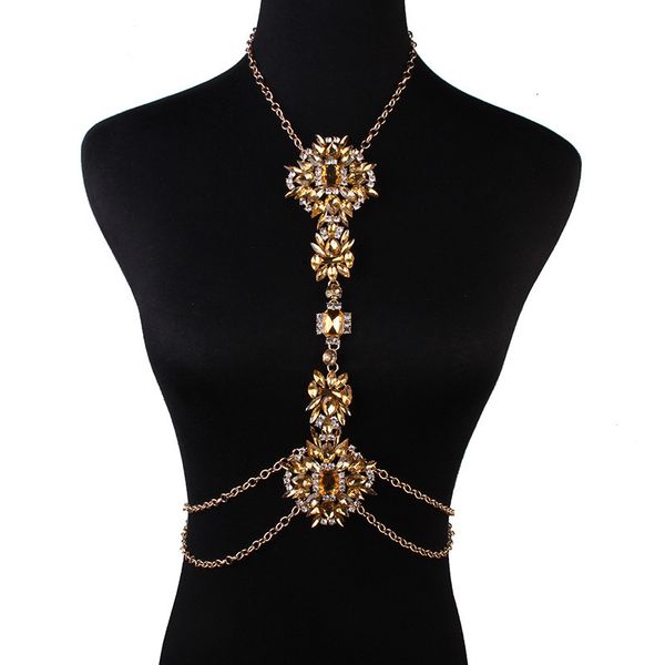 chain mydaner long women fashion crystal beads statement necklace belly waist summer beach jewelry 230313, Black
chain mydaner long women fashion crystal beads statement necklace belly waist summer beach jewelry 230313, Black