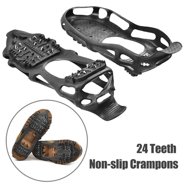 cords slings and webbing 1pair 24tooth antiskid ice gripper spike winter climbing antislip snow spikes grips cleats over shoes covers crampo
cords slings and webbing 1pair 24tooth antiskid ice gripper spike winter climbing antislip snow spikes grips cleats over shoes covers crampo