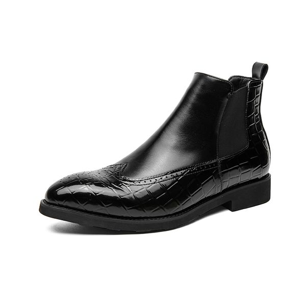 slip-on luxury designer brand dress office shoes for men fashion chelsea casual boots retro banquet ankle boot, Black;white
slip-on luxury designer brand dress office shoes for men fashion chelsea casual boots retro banquet ankle boot, Black;white