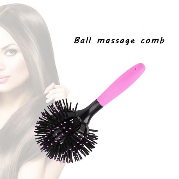 1pc new 3d round hair comb hair brush salon styling 360 degree ball hairdressing tools detangling hair brush heat resistant comb, Silver
1pc new 3d round hair comb hair brush salon styling 360 degree ball hairdressing tools detangling hair brush heat resistant comb, Silver
