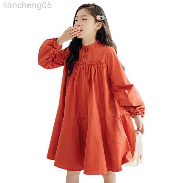 girl's dresses long sleeve kids dresses for teenage girls autumn cotton princess casual loose midi dress young children clothes 12 13 1, Red;yellow
girl's dresses long sleeve kids dresses for teenage girls autumn cotton princess casual loose midi dress young children clothes 12 13 1, Red;yellow