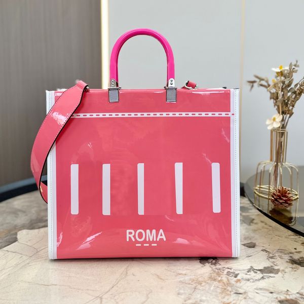 tote shopping bags women handbag fashion letter paint patent leather shoulder purse silver hardware buckle removable strap interior zip pock
tote shopping bags women handbag fashion letter paint patent leather shoulder purse silver hardware buckle removable strap interior zip pock