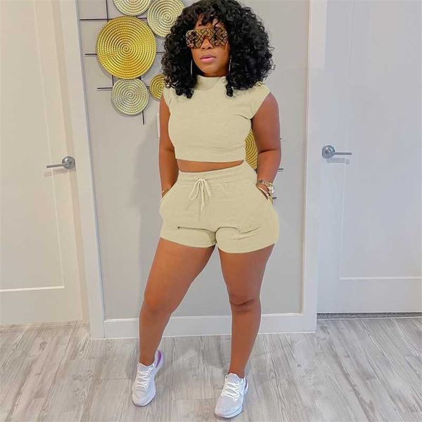 designer women tracksuits fashion casual two piece outfits solid color sleeveless suit drawstring shorts leisure vest suits 4 colours, Gray
designer women tracksuits fashion casual two piece outfits solid color sleeveless suit drawstring shorts leisure vest suits 4 colours, Gray
