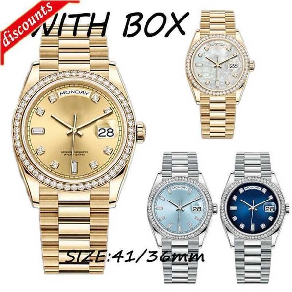 luxury watch orologio wristwatches mens automatic mechanical watches 36/41mm 904l full stainless steel diamond bezel waterproof luminous gol, Slivery;black
luxury watch orologio wristwatches mens automatic mechanical watches 36/41mm 904l full stainless steel diamond bezel waterproof luminous gol, Slivery;black
