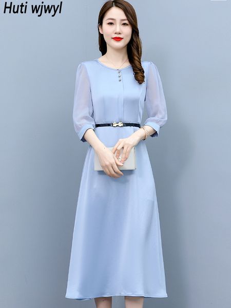 party dresses blue casual satin elegant long robe women kroean vintage solid chic prom dress spring summer fashion bodycon party vestidos 23, White;black
party dresses blue casual satin elegant long robe women kroean vintage solid chic prom dress spring summer fashion bodycon party vestidos 23, White;black