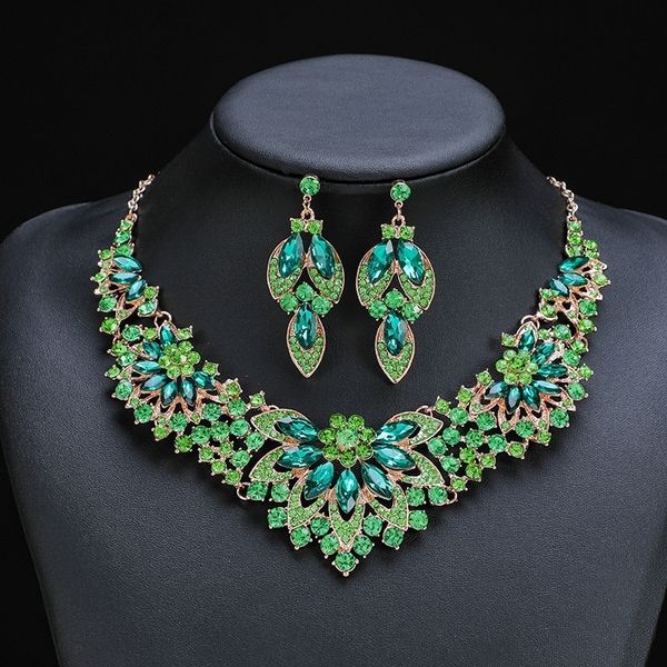 wedding jewelry sets kmvexo exquisite leaves green crystal jewelry sets for women wedding party jewelry accessories stud earrings necklace s, Slivery;golden
wedding jewelry sets kmvexo exquisite leaves green crystal jewelry sets for women wedding party jewelry accessories stud earrings necklace s, Slivery;golden