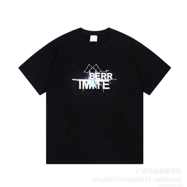 correct version b burbry luxury designer of 23ss bu home star sky letter printing t-shirt high street casual couples same ins, White;black
correct version b burbry luxury designer of 23ss bu home star sky letter printing t-shirt high street casual couples same ins, White;black