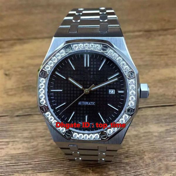 10 style watch 41mm date a2813 automatic mens watch 15400st diamond bezel black dial stainless steel bracelet gents w216l, Slivery;brown
10 style watch 41mm date a2813 automatic mens watch 15400st diamond bezel black dial stainless steel bracelet gents w216l, Slivery;brown