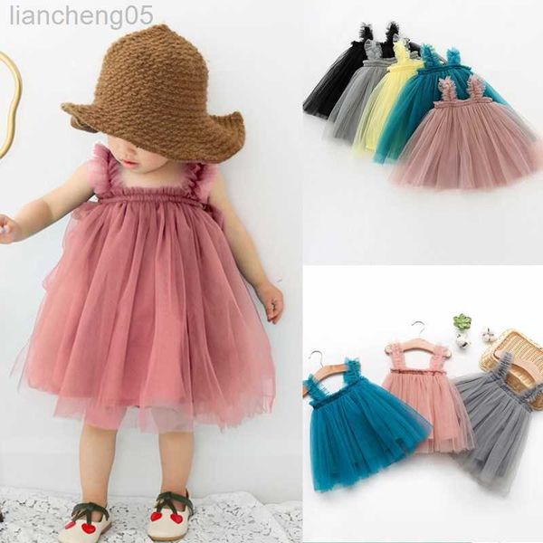 girl's dresses baby princess dresses solid sleeveless tulle summer dresses for girls 2 3 4 5 6 years children casual wear baby birthday, Red;yellow
girl's dresses baby princess dresses solid sleeveless tulle summer dresses for girls 2 3 4 5 6 years children casual wear baby birthday, Red;yellow