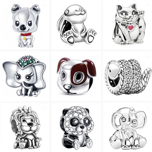 fit pandora beads 925 silver charm women jewelry 45 styles animal series cute dog lucky cat owl snake bunny, Bronze;silver
fit pandora beads 925 silver charm women jewelry 45 styles animal series cute dog lucky cat owl snake bunny, Bronze;silver