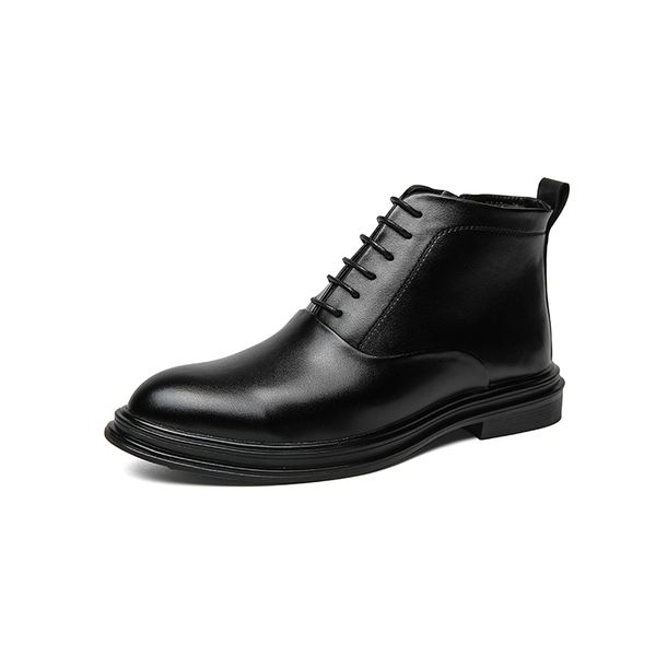 elegant chelsea boots pointed men shoes classic leisure dress formal men's leather boots for fashion business boots, Black;white
elegant chelsea boots pointed men shoes classic leisure dress formal men's leather boots for fashion business boots, Black;white