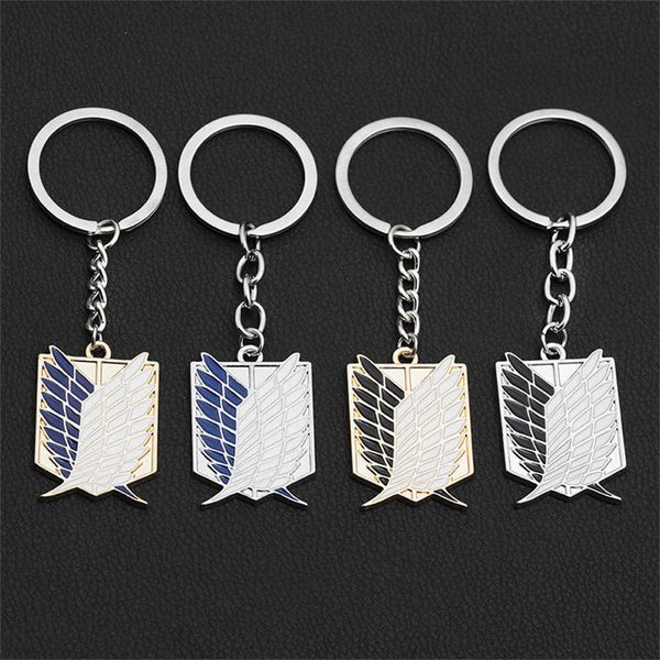 keychains atta on titan anime keychain wings of liberty om scouting legion eren keyring key holder chain ring jewelry wholesale l230314, Silver
keychains atta on titan anime keychain wings of liberty om scouting legion eren keyring key holder chain ring jewelry wholesale l230314, Silver