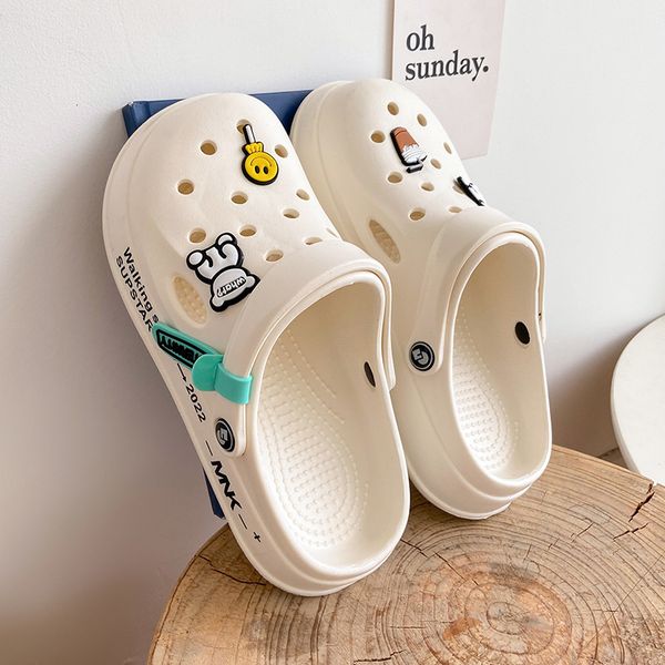 slippers comwarm women sandals clogs hole shoes men beach eva light home bathroom outdoor non-slip 230314, Black
slippers comwarm women sandals clogs hole shoes men beach eva light home bathroom outdoor non-slip 230314, Black