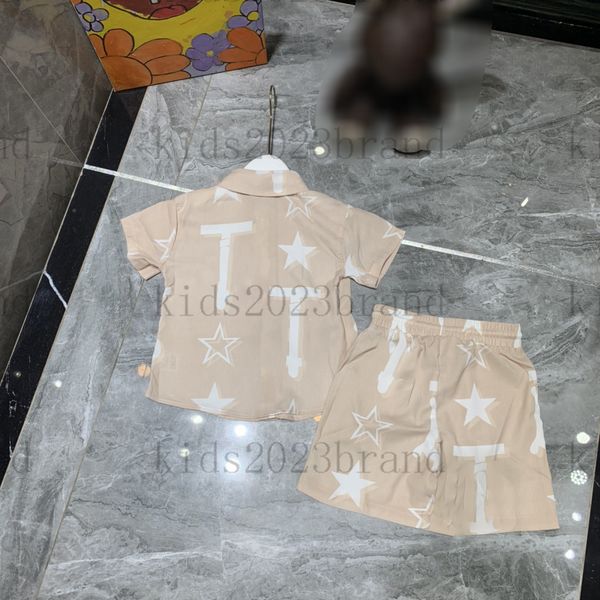 2023ss designer ice silk shirt sets kahki color preppy style boys cotton short-sleeved blouset shirts classic high-end children beach short, White
2023ss designer ice silk shirt sets kahki color preppy style boys cotton short-sleeved blouset shirts classic high-end children beach short, White