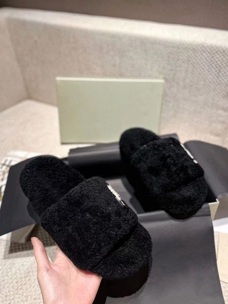 2023 luxury designer slippers ladies early spring new fussbett fluffy shoes slipper fashion, Black
2023 luxury designer slippers ladies early spring new fussbett fluffy shoes slipper fashion, Black