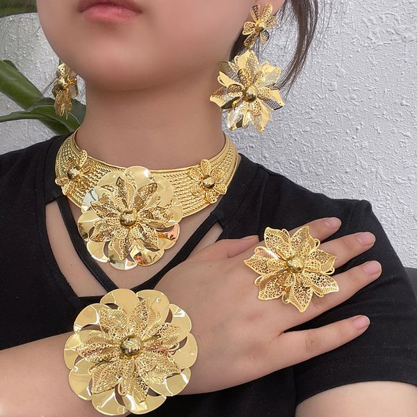 wedding jewelry sets dubai jewelry sets vintage flower charms beads gold plated necklace earrings ring bracelet for wedding bride women 2303, Slivery;golden
wedding jewelry sets dubai jewelry sets vintage flower charms beads gold plated necklace earrings ring bracelet for wedding bride women 2303, Slivery;golden
