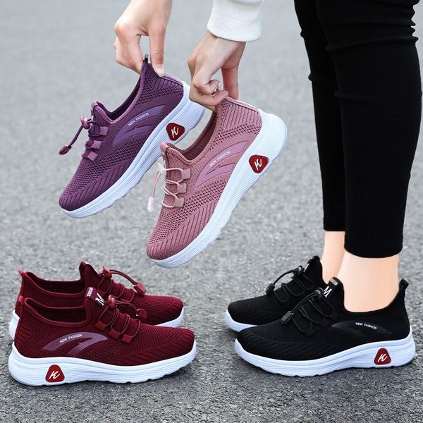 dress shoes women's spring casual mother flying woven socks soft bottom sneakers women zapatos de mujer 230313, Black
dress shoes women's spring casual mother flying woven socks soft bottom sneakers women zapatos de mujer 230313, Black