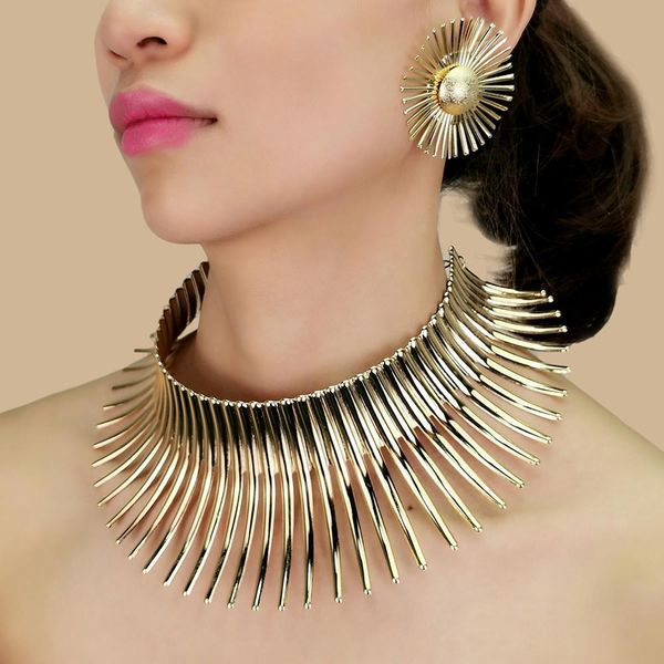 wedding jewelry sets manilai african jewelry sets for women gold color indian statement necklaces set with earrings jewelry metal torques pu, Slivery;golden
wedding jewelry sets manilai african jewelry sets for women gold color indian statement necklaces set with earrings jewelry metal torques pu, Slivery;golden