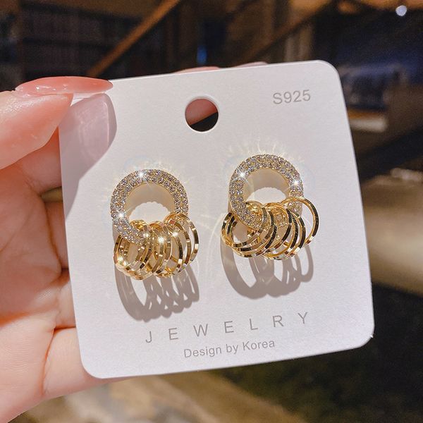 stud rhinestone shiny circle hoop earrings large round earrings for women brincos fashion jewelry accessories, Golden;silver
stud rhinestone shiny circle hoop earrings large round earrings for women brincos fashion jewelry accessories, Golden;silver