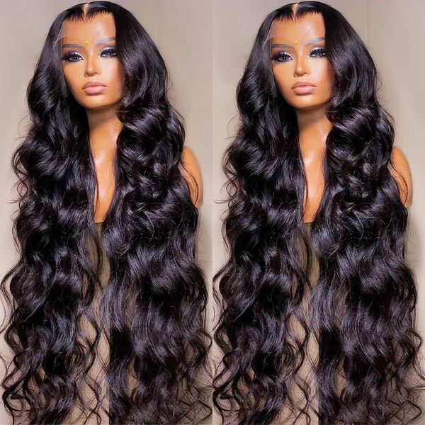 human chignons 30 40 inch body wave lace front hair wigs for women 13x4 hd brazilian 360 full wig pre plucked 230314, Black
human chignons 30 40 inch body wave lace front hair wigs for women 13x4 hd brazilian 360 full wig pre plucked 230314, Black