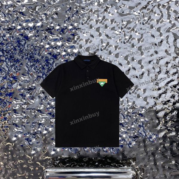 xinxinbuy men designer tee t shirt 23ss triangle label patch short sleeve cotton women black white red s-2xl, Black;brown
xinxinbuy men designer tee t shirt 23ss triangle label patch short sleeve cotton women black white red s-2xl, Black;brown