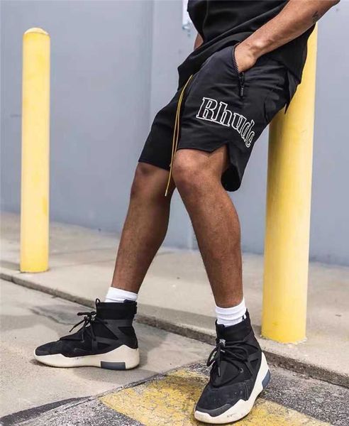 5gcc men's and women's high street shorts north american fashion brand rhude side letter print drawstring pill zipper black mesh b, White;black
5gcc men's and women's high street shorts north american fashion brand rhude side letter print drawstring pill zipper black mesh b, White;black