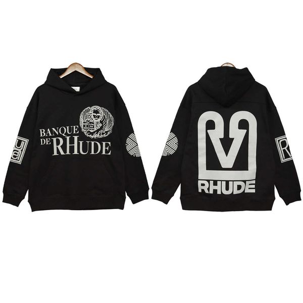 3haa men's and women's high street hoodies sweatshirt fashion brand rhude version autumn winter female couple weight hooded sweate, Black
3haa men's and women's high street hoodies sweatshirt fashion brand rhude version autumn winter female couple weight hooded sweate, Black