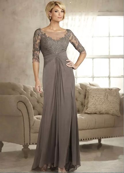 scoop neck lace mermaid mother of the bride dresses half long sleeves beaded appliques chiffon wedding guest gowns, Black;red
scoop neck lace mermaid mother of the bride dresses half long sleeves beaded appliques chiffon wedding guest gowns, Black;red
