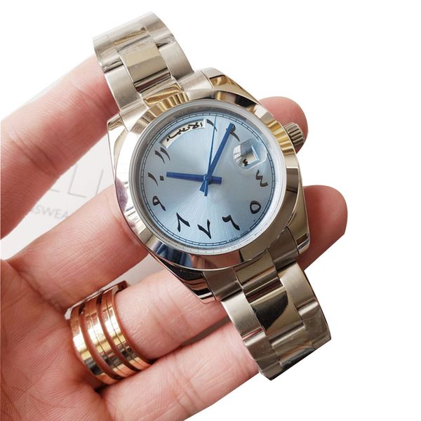 watches for men fully automatic mechanical watchs arabic numeral watches 40mm middle eastern calendar precision steel strap high-quality wri, Slivery;brown
watches for men fully automatic mechanical watchs arabic numeral watches 40mm middle eastern calendar precision steel strap high-quality wri, Slivery;brown