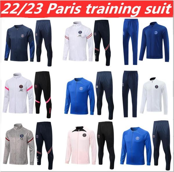 2022 2023 paris tracksuit long zipper jacket survetement 22 23 psgs chandal futbol mbappe football jackets soccer training suit man set, Black
2022 2023 paris tracksuit long zipper jacket survetement 22 23 psgs chandal futbol mbappe football jackets soccer training suit man set, Black