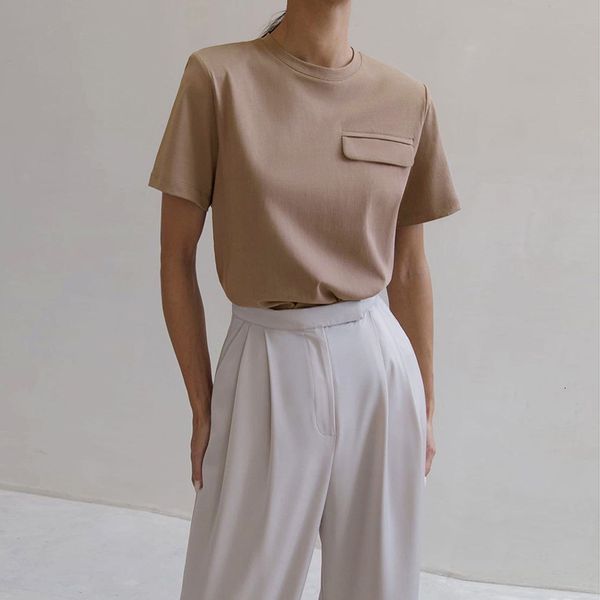 women's t-shirt summer casual solid t-shirts women fake pocket o-neck cotton short sleeve tees female basic loose soft harajuku tshirt, White
women's t-shirt summer casual solid t-shirts women fake pocket o-neck cotton short sleeve tees female basic loose soft harajuku tshirt, White