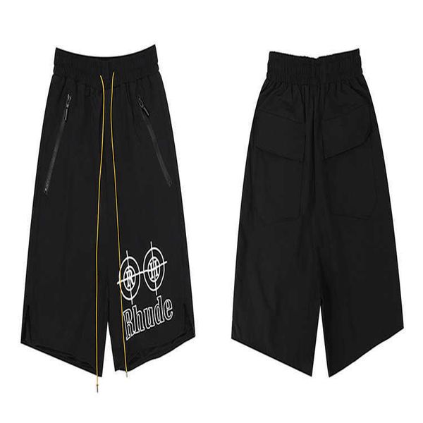 x5x3 men's and women's high street shorts north american fashion brand rhude lettered casual sports drawstring cropped, White;black
x5x3 men's and women's high street shorts north american fashion brand rhude lettered casual sports drawstring cropped, White;black