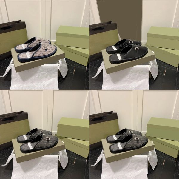 designer slippers princetown mules sandals men loafers casual shoes mens leather half drag print pattern metal chain sandals size39-48, Black
designer slippers princetown mules sandals men loafers casual shoes mens leather half drag print pattern metal chain sandals size39-48, Black