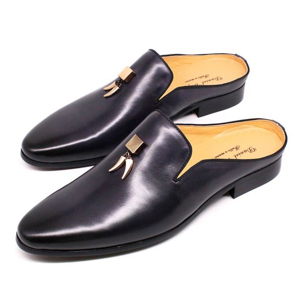 italian style men slippers genuine cow leather loafers causal outdoor half slippers breathable shallow mules flat shoes for men, Black;white
italian style men slippers genuine cow leather loafers causal outdoor half slippers breathable shallow mules flat shoes for men, Black;white