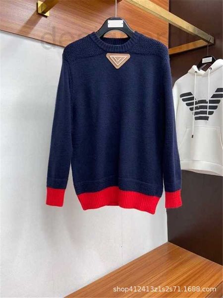 men's sweaters designer fashion brand p home autumn winter triangle standard woolen color contrast casual pullover knitwear f923, White;black
men's sweaters designer fashion brand p home autumn winter triangle standard woolen color contrast casual pullover knitwear f923, White;black