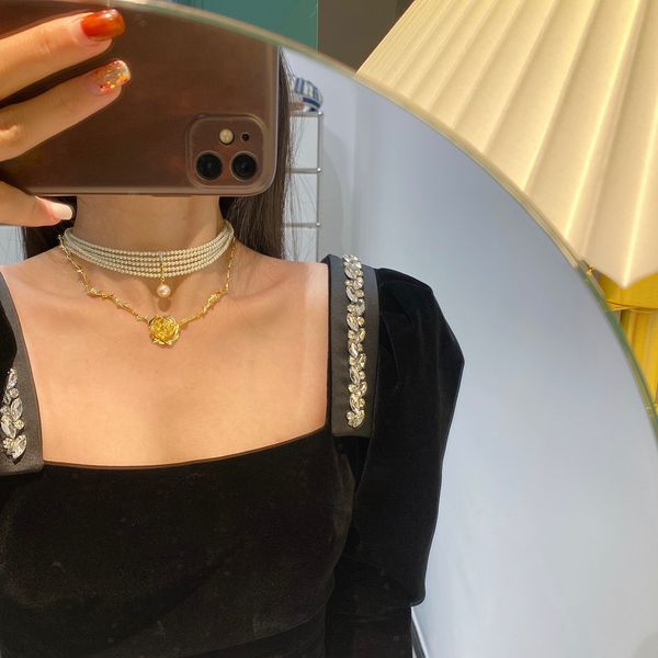 dr choker rose couture ins chain necklace designer new in luxury fine jewelry for womens pendant k gold love heart saturn planet clover pear, Silver
dr choker rose couture ins chain necklace designer new in luxury fine jewelry for womens pendant k gold love heart saturn planet clover pear, Silver