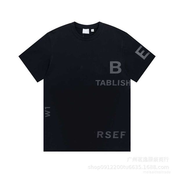 correct version b burbry luxury designer of 23ss bu 's new personalized printed round neck t-shirt high street casual versatile lovers, White;black
correct version b burbry luxury designer of 23ss bu 's new personalized printed round neck t-shirt high street casual versatile lovers, White;black