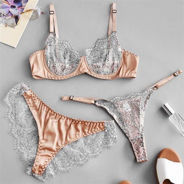 bras sets lingerie set for women lace eyelashes ladies sewn lingerie bra with fishnets and panties three-piece thin mesh transparent erotic, Red;black
bras sets lingerie set for women lace eyelashes ladies sewn lingerie bra with fishnets and panties three-piece thin mesh transparent erotic, Red;black
