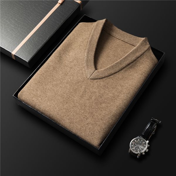 men s vests v neck khaki knit autumn winter classic business casual thick sleeveless male clothing yellow blue 230313, Black;white
men s vests v neck khaki knit autumn winter classic business casual thick sleeveless male clothing yellow blue 230313, Black;white