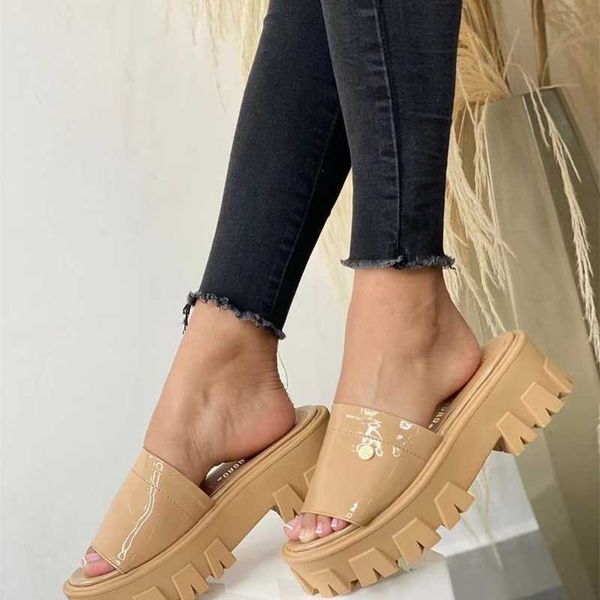 2023 summer women slippers new round head thick bottom middle heel one-line slides womens large casual sandals, Black
2023 summer women slippers new round head thick bottom middle heel one-line slides womens large casual sandals, Black