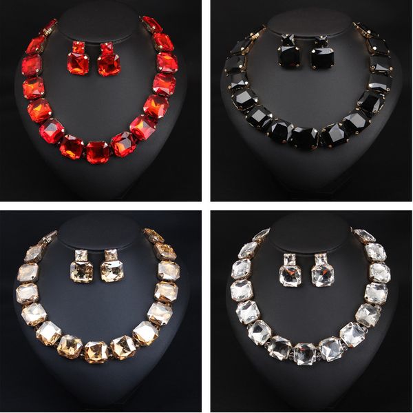 wedding jewelry sets bohemian geometric red crystal bridal wedding jewelry sets for women statement gold color clavicle luxury jewelry 23031, Slivery;golden
wedding jewelry sets bohemian geometric red crystal bridal wedding jewelry sets for women statement gold color clavicle luxury jewelry 23031, Slivery;golden