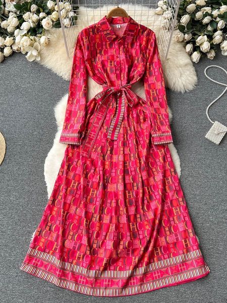 party dresses autumn fashion letters print red vintage maxi dress women long sleeve turn down collar belt lace up a line party robe vestidos, White;black
party dresses autumn fashion letters print red vintage maxi dress women long sleeve turn down collar belt lace up a line party robe vestidos, White;black