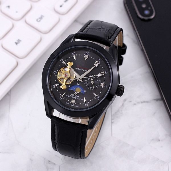 luxury mens watches five needle series wristwatch large flywheel automatic mechanical watch designer wristwatches luxury brand genuine leath, Slivery;brown
luxury mens watches five needle series wristwatch large flywheel automatic mechanical watch designer wristwatches luxury brand genuine leath, Slivery;brown