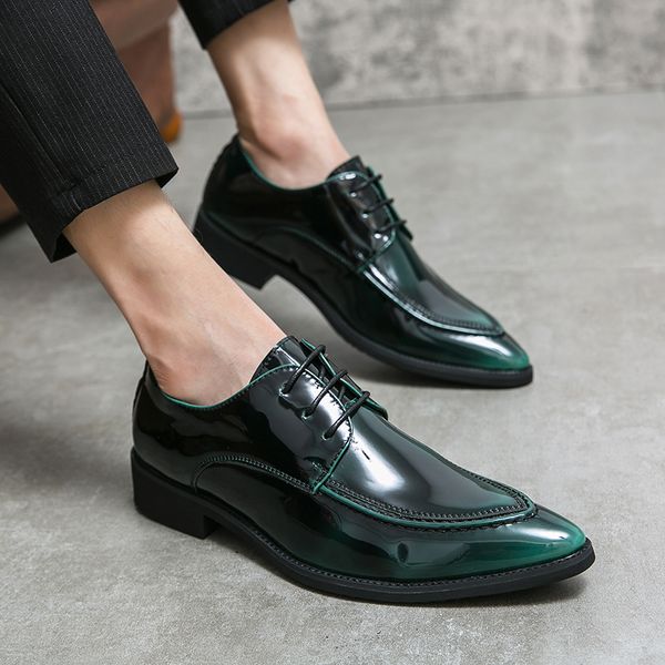 sandals new derby men pu leather pointed lace up business dress low heel comfortable men dress, Black
sandals new derby men pu leather pointed lace up business dress low heel comfortable men dress, Black