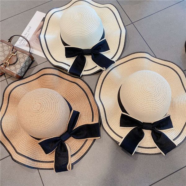 trendy ladies straw hats black bow beach hat caps travel wide brim hats seaside sun hat wholesale, Blue;gray
trendy ladies straw hats black bow beach hat caps travel wide brim hats seaside sun hat wholesale, Blue;gray